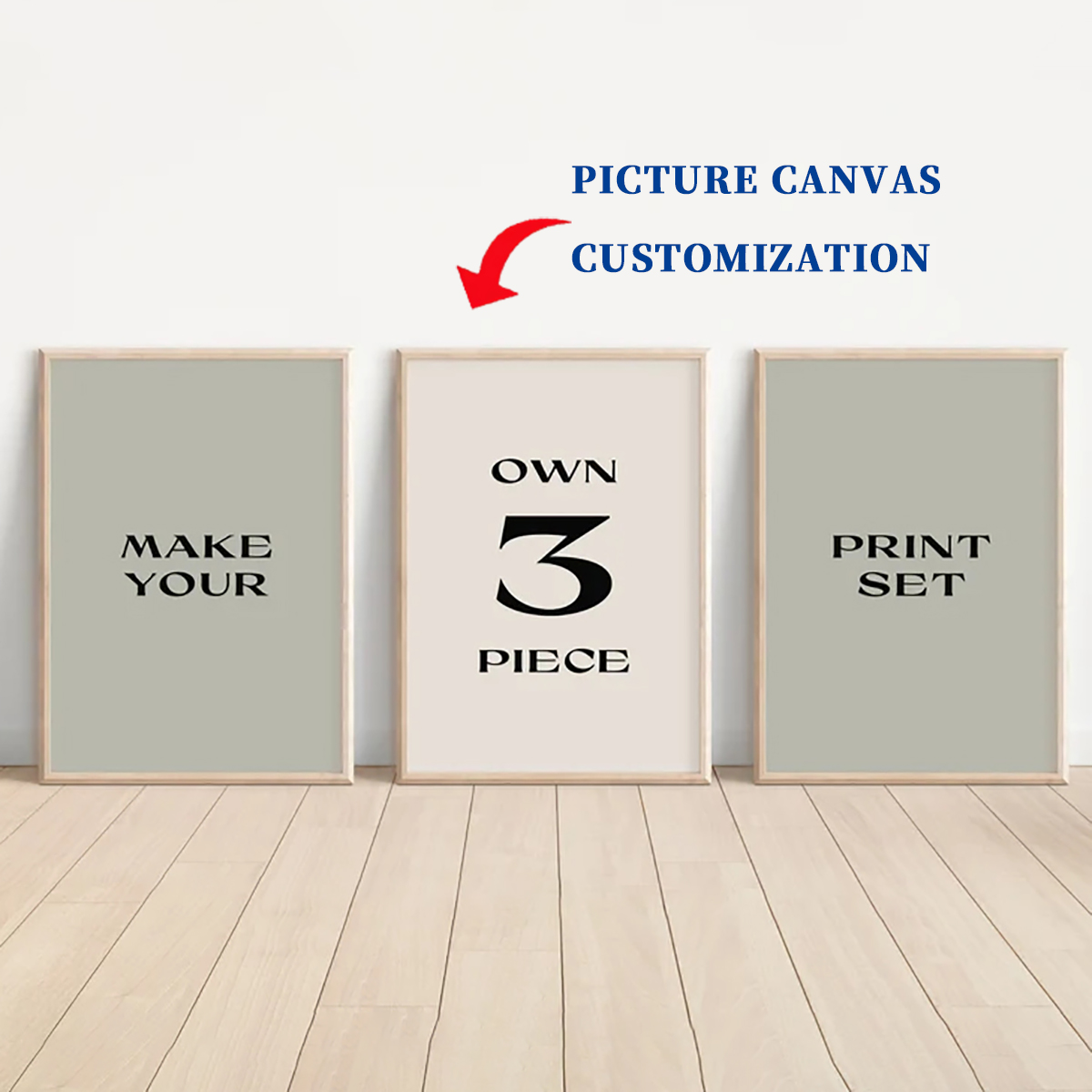 Photography Object - 3pcs unframe custom canvas posters for