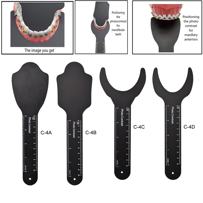 Photographic Memory - 4Pcs/set Dental Photo Contrast Kit Dental