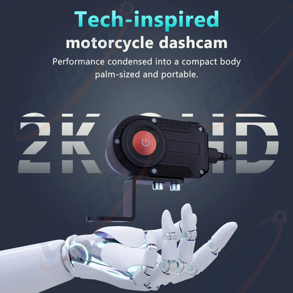 Motorcycle DVR 2K HD WiFi With - Photographic Memory review and price