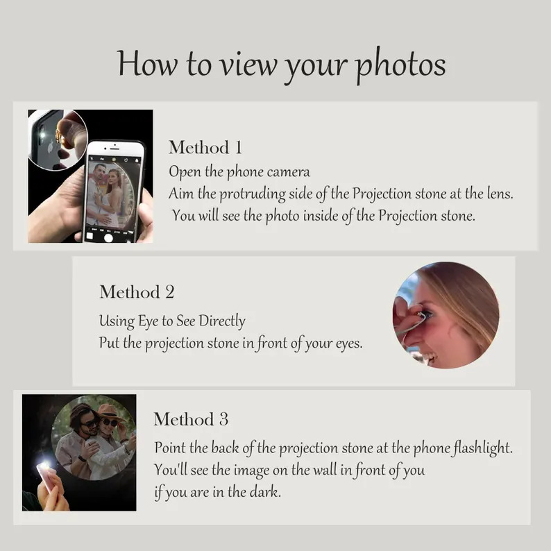 Customized Diamond Projection  - Photographic Memory review and price