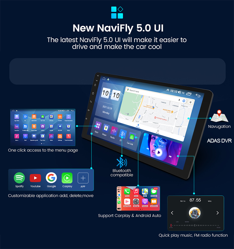 NaviFly 9 10 inch 1280*720 Car - Photograph Mp3 review and price
