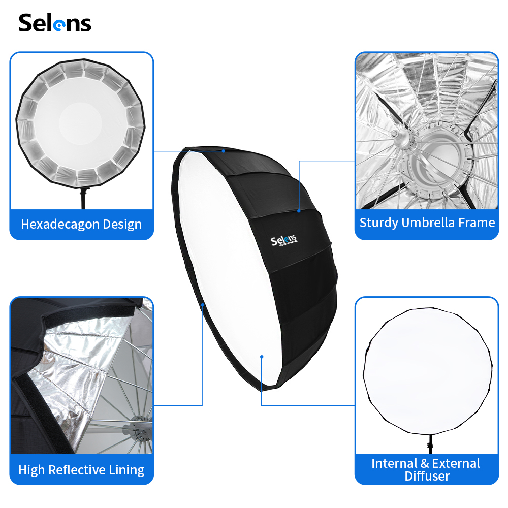 Selens 85cm Umbrella Radar Sof - Beauty Dish Softbox review and price