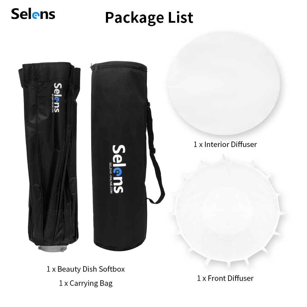 Selens 85cm Umbrella Radar Sof - Beauty Dish Softbox review and price