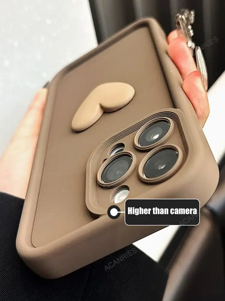 Cute 3D Love Heart Silicone Ca - Photography Xiaomi 15 review and price