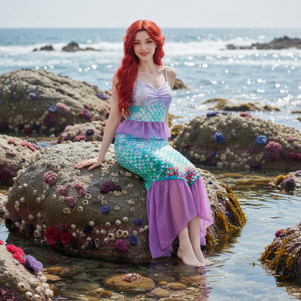 Little Mermaid Ariel Cosplay L - Photography Outfit review and price