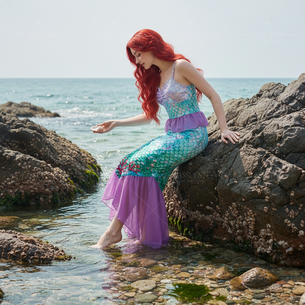 Little Mermaid Ariel Cosplay L - Photography Outfit review and price