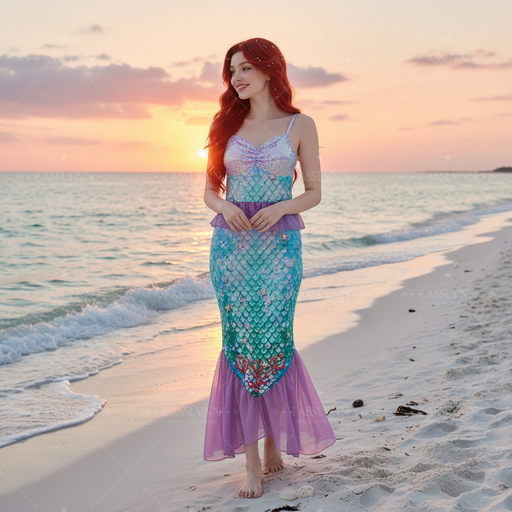Little Mermaid Ariel Cosplay L - Photography Outfit review and price
