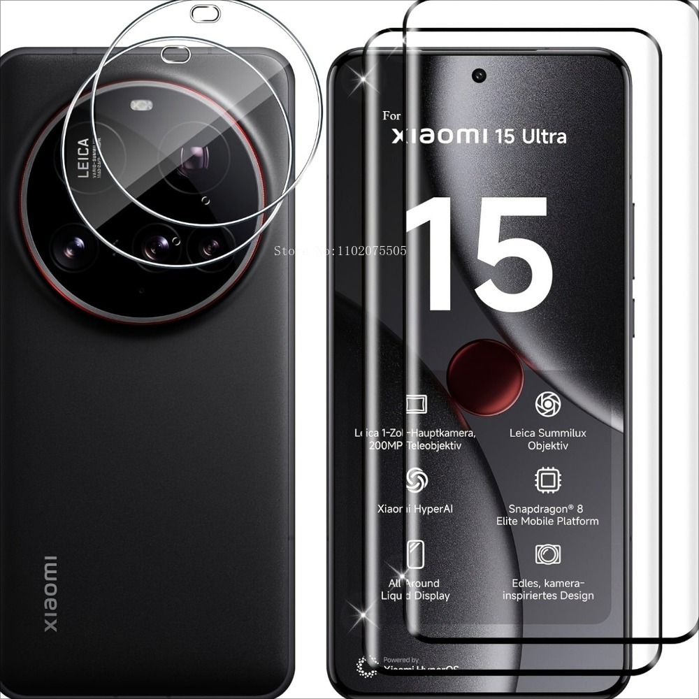 [4-in-1]2Pcs 3D Tempered Glass - Photography Xiaomi 15 review and price