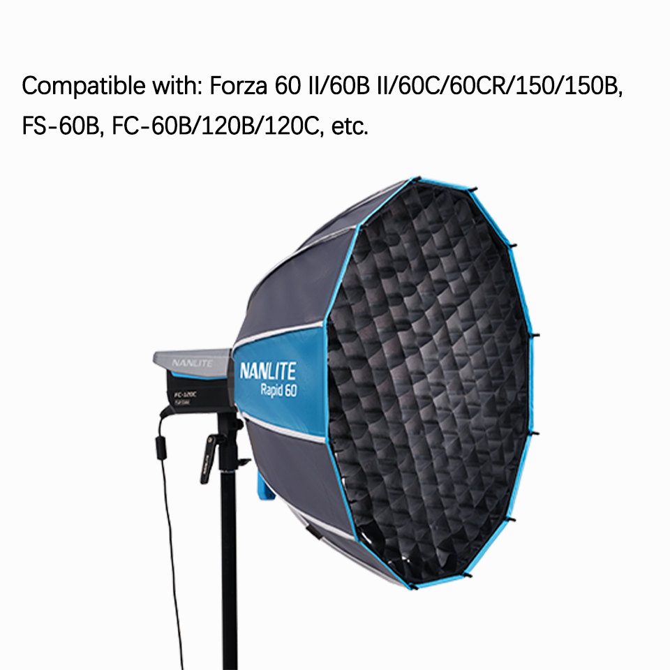 Nanlite SB-FM-RP60 Rapid 60cm  - Beauty Dish Softbox review and price