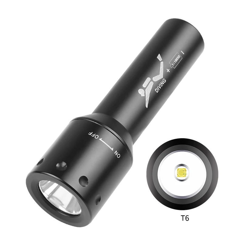 New T6 LED Diving Torch Long-R - Photography Is review and price