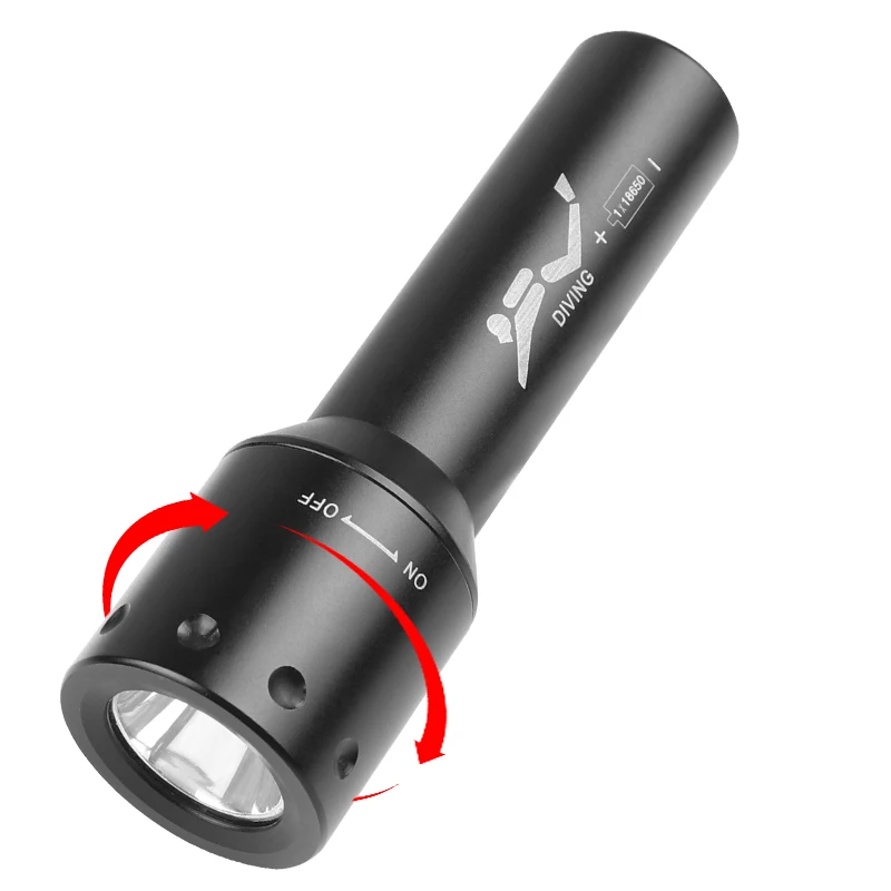 New T6 LED Diving Torch Long-R - Photography Is review and price