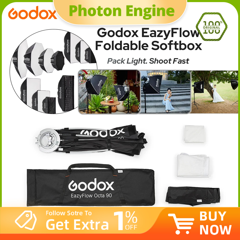 Godox EazyFlow series Foldable - Beauty Dish Softbox review and price